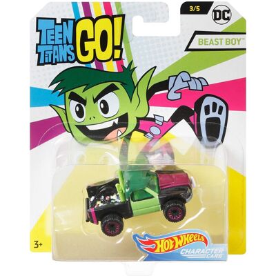 Hot Wheels FLJ12 DC Teen Titans Go! Character Cars - Beast Boy (DMH73) Hot Wheels FLJ12 DC Teen Titans Go! Character Cars - Beast Boy (DMH73)