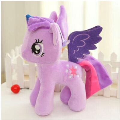 Unbranded (Twilight Sparkle) 25cm My Little Pony Large Stuffed Plush Soft Teddy Doll Toys Unbranded (Twilight Sparkle) 25cm My Little Pony Large Stuffed Plush Soft Teddy Doll Toys