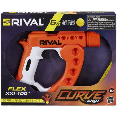 Nerf Rival Curve Shot Flex XXI-100 Blaster - Board Game Nerf Rival Curve Shot Flex XXI-100 Blaster - Board Game