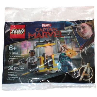 LEGO - Marvel Super Heroes Captain Marvel and Nick Fury 30453 Polybag - Building Set LEGO - Marvel Super Heroes Captain Marvel and Nick Fury 30453 Polybag - Building Set