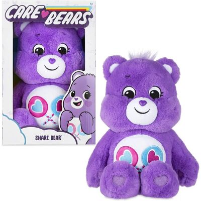 Care+ Bears 14 Inch Medium Plush - Share Bear - Plush Soft Toy Care+ Bears 14 Inch Medium Plush - Share Bear - Plush Soft Toy