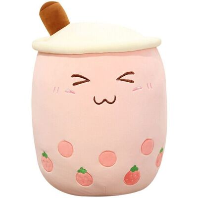 Unbranded (Strawberry, 50cm/19.7in) 24/35/50/70cm Bubble Tea Boba Cup Soft Stuffed Plush P Unbranded (Strawberry, 50cm/19.7in) 24/35/50/70cm Bubble Tea Boba Cup Soft Stuffed Plush P