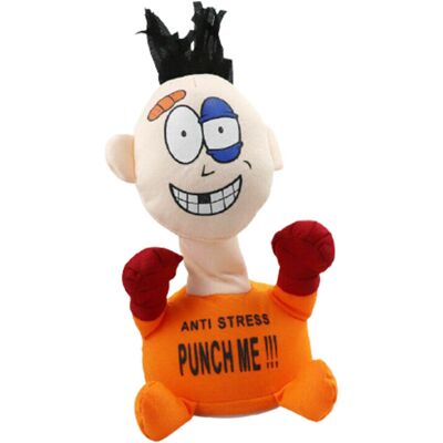 Unbranded (Orange) Punch Me Soft Stuffed Anti Stress Electric Plush Toys Doll Electric Xma Unbranded (Orange) Punch Me Soft Stuffed Anti Stress Electric Plush Toys Doll Electric Xma