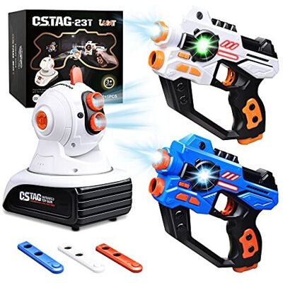 LUKAT Laser Tag Guns with Projector, Multi-play Laser Tag Set for Teen Boys & Gi LUKAT Laser Tag Guns with Projector, Multi-play Laser Tag Set for Teen Boys & Gi
