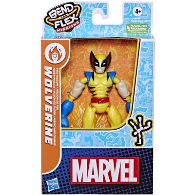 Marvel Avengers Bend & Flex Ice Mission Fire Mission Wolverine Action Figure Marvel Avengers Bend & Flex Ice Mission Fire Mission Wolverine Action Figure
