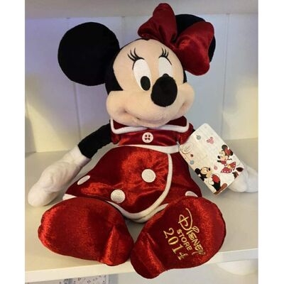 Disney Store Christmas 2014 Minnie Mouse Plush Soft Toy Disney Store Christmas 2014 Minnie Mouse Plush Soft Toy