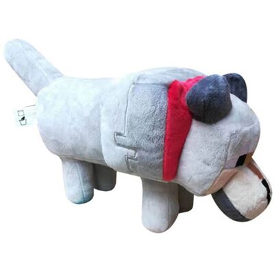 Unbranded (35cm Gray Wolf) Minecraft Stuffed Animal Soft Plush ToyPixel Doll Children Gift Unbranded (35cm Gray Wolf) Minecraft Stuffed Animal Soft Plush ToyPixel Doll Children Gift