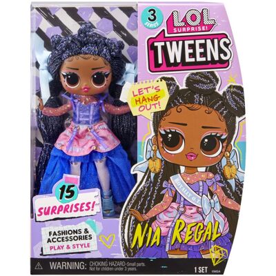 L.O.L. Surprise! LOL Surprise Tweens Series 3 Nia Regal Fashion Doll - 15 Surprises, 6-Inch Tween L.O.L. Surprise! LOL Surprise Tweens Series 3 Nia Regal Fashion Doll - 15 Surprises, 6-Inch Tween