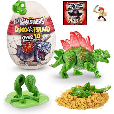 Zuru - Smashers Dino Island Surprise Mini Egg - GREEN - Action figure Zuru - Smashers Dino Island Surprise Mini Egg - GREEN - Action figure