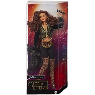 ?Barbie Signature Gloria Estefan Barbie Doll in Gold and Black Fashion and Acces ?Barbie Signature Gloria Estefan Barbie Doll in Gold and Black Fashion and Acces
