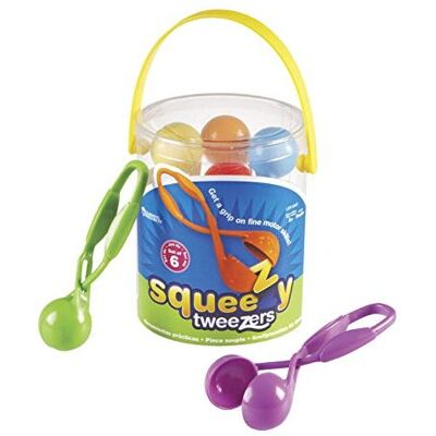 Learning Resources Squeezy Tweezers - Fine Motor Tools for Toddlers Learning Resources Squeezy Tweezers - Fine Motor Tools for Toddlers