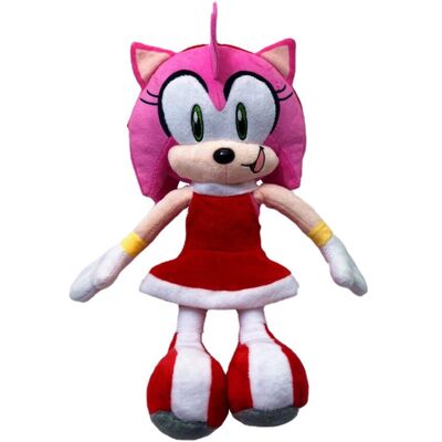 VEISHET 30cm Game Animal Amy Rose Hedgehog Kawaii Stuffed Plush Doll Cartoon Toys VEISHET 30cm Game Animal Amy Rose Hedgehog Kawaii Stuffed Plush Doll Cartoon Toys