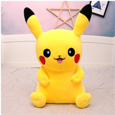 Bonxaif (Large style, 60cm) 80cm Anime POKEMON Pikachu Large Stuffed Dolls Soft Plush An Bonxaif (Large style, 60cm) 80cm Anime POKEMON Pikachu Large Stuffed Dolls Soft Plush An
