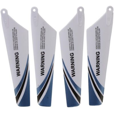 Unbranded 4pcs Spare Blades For Helicopter Rotor Rc S107, Blue Unbranded 4pcs Spare Blades For Helicopter Rotor Rc S107, Blue