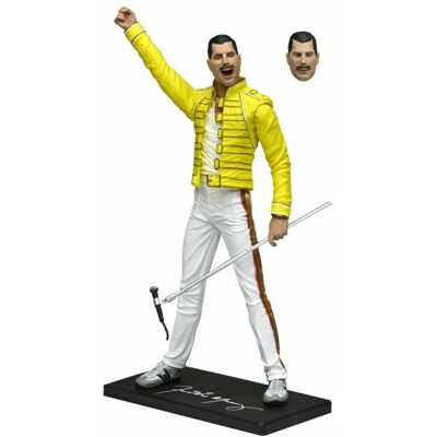 Queen Freddie Mercury Yellow Jacket 7 Inch Scale Action Figure Queen Freddie Mercury Yellow Jacket 7 Inch Scale Action Figure