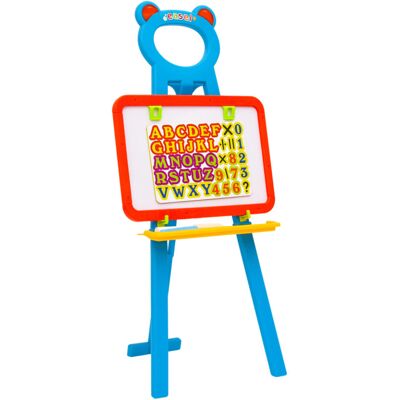 vidaXL 2-1 Children Easel with Chalkboard and Whiteboard for Kids vidaXL 2-1 Children Easel with Chalkboard and Whiteboard for Kids
