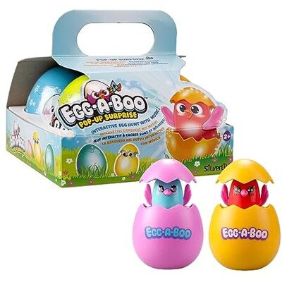 SilverLit Eggaboo 4 Pack, Hides Adorable Chicks for Pop Up and Musical Suprises, Play Peek SilverLit Eggaboo 4 Pack, Hides Adorable Chicks for Pop Up and Musical Suprises, Play Peek