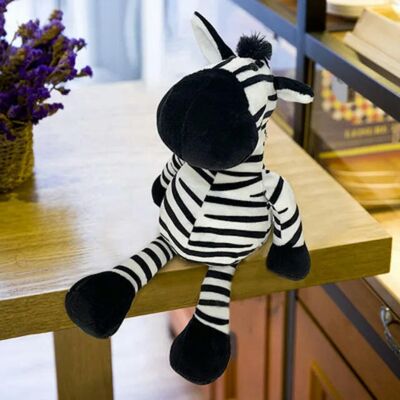 Unbranded (25cm, zebra) 25cm Stuffed Lifelike Lion Tiger Elephant Monkey Leopard Giraffe R Unbranded (25cm, zebra) 25cm Stuffed Lifelike Lion Tiger Elephant Monkey Leopard Giraffe R