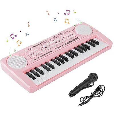 Shayson Keyboard Piano for Kids 37 Keys Music Piano with Microphone Portable Mus Shayson Keyboard Piano for Kids 37 Keys Music Piano with Microphone Portable Mus