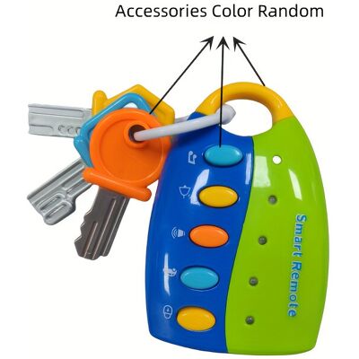 YETP STAR (Blue/green) Educational Baby Toy - Musical Cartoon Car Key Smart Remote with Vo YETP STAR (Blue/green) Educational Baby Toy - Musical Cartoon Car Key Smart Remote with Vo