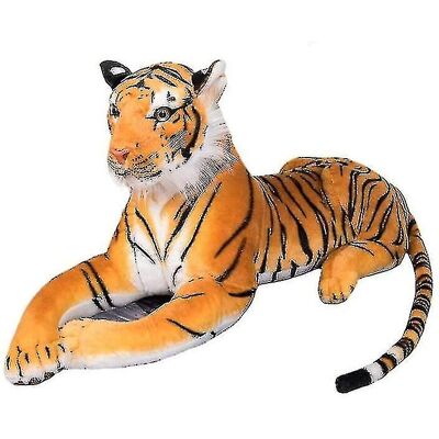 Unbranded (Brown, 60cm) Realistic Big Stuffed Animals Tiger Plush Cat Toys-i Unbranded (Brown, 60cm) Realistic Big Stuffed Animals Tiger Plush Cat Toys-i