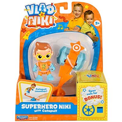 Bandai - Vlad & Niki Play Action Figure - Superhero Niki Bandai - Vlad & Niki Play Action Figure - Superhero Niki