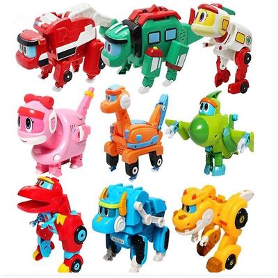 Unbranded 9pcs/set Animal Gogo Dino Deformation Car/airplane Action Figures Transformation Unbranded 9pcs/set Animal Gogo Dino Deformation Car/airplane Action Figures Transformation