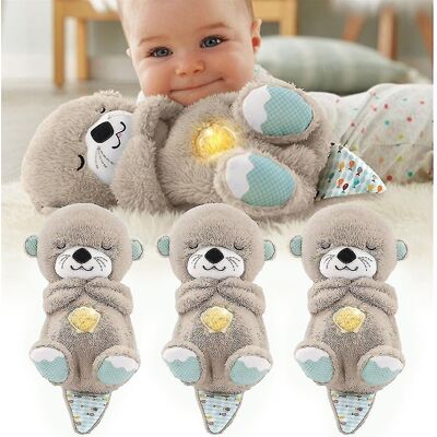 Unbranded (brown) Breathing Movement Soothing Sleeping Otter Toy Musical Stuffed Baby Toy Unbranded (brown) Breathing Movement Soothing Sleeping Otter Toy Musical Stuffed Baby Toy