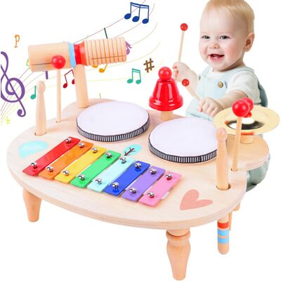 XIAPIA Kids Drum Kit, Baby Drum Musical Instruments Toys for 1 Year Old, Toddler XIAPIA Kids Drum Kit, Baby Drum Musical Instruments Toys for 1 Year Old, Toddler