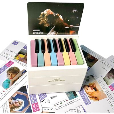 Unbranded (light green) Taylor Piano Calendar 2024 Creative Calendar with Music Sheets Toy Unbranded (light green) Taylor Piano Calendar 2024 Creative Calendar with Music Sheets Toy