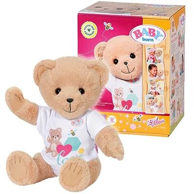 BABY Born Bear White 835388 - 36cm Little Bear with Soft Stuffed Body - Includes White Out BABY Born Bear White 835388 - 36cm Little Bear with Soft Stuffed Body - Includes White Out