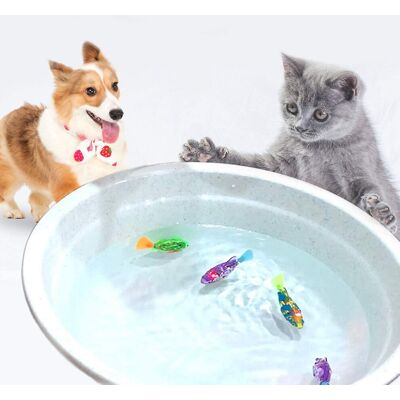 Unbranded Interactive Swimming Robot Fish Toy For Cat And Dog With Led Light, Activated I Unbranded Interactive Swimming Robot Fish Toy For Cat And Dog With Led Light, Activated I