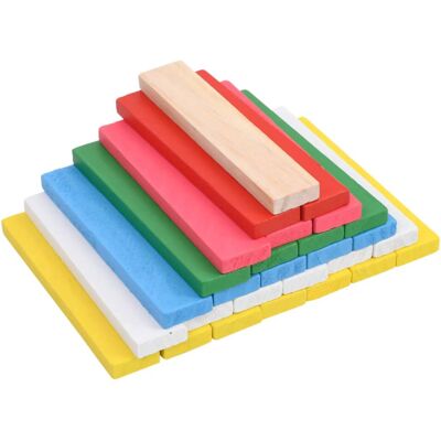 vidaXL Solid Pinewood Wooden Building Block Set 150 Piece - Building Block Set vidaXL Solid Pinewood Wooden Building Block Set 150 Piece - Building Block Set