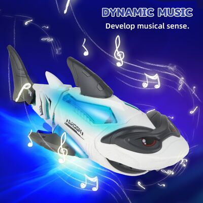 deAO Toys Electric Crawling Shark Toy for Toddlers Interactive Musical Shark wit deAO Toys Electric Crawling Shark Toy for Toddlers Interactive Musical Shark wit