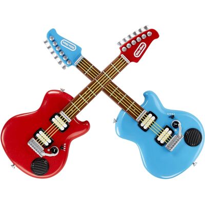 Little Tikes Real Jam Twice The Fun Two Toy Guitars with Cases Little Tikes Real Jam Twice The Fun Two Toy Guitars with Cases
