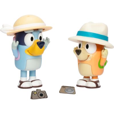 Bluey - On Holiday - 2.5 Inch - 2-Pack - Action Figure Bluey - On Holiday - 2.5 Inch - 2-Pack - Action Figure