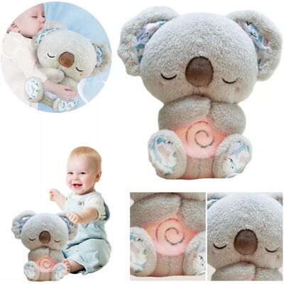 Unbranded Breathing Koala Musical Stuffed Plush Toy with Light Sound Sensory Baby Gifts Unbranded Breathing Koala Musical Stuffed Plush Toy with Light Sound Sensory Baby Gifts