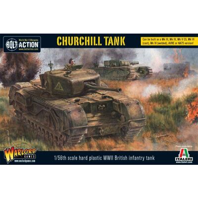 WarLord Bolt Action Churchill Infantry Tank 1:56 WWII Military Wargaming Plast - Tableto WarLord Bolt Action Churchill Infantry Tank 1:56 WWII Military Wargaming Plast - Tableto