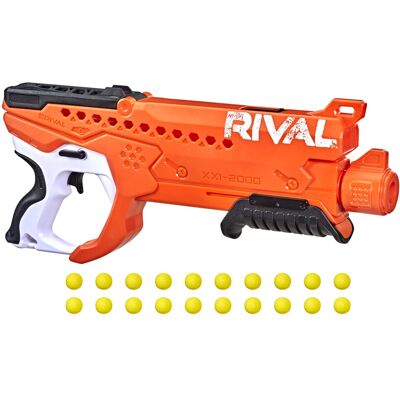 NERF Rival Curve Shot - Helix XXI-2000 Blaster - Fire Rounds to Curve NERF Rival Curve Shot - Helix XXI-2000 Blaster - Fire Rounds to Curve