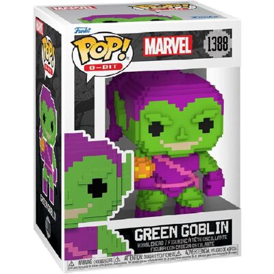 Funko Pop Marvel 8-Bit Green Goblin Figure 1388 Funko Pop Marvel 8-Bit Green Goblin Figure 1388