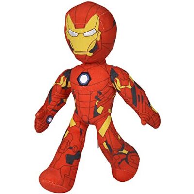 Simba Disney Marvel Ironman Poseable Action Figure Soft Toy, Gold, Red, 25 cm Simba Disney Marvel Ironman Poseable Action Figure Soft Toy, Gold, Red, 25 cm