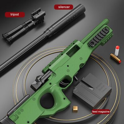 Unbranded (Army green) Toy Soft Bullet Guns Pistols 98k Awm Model Foam Darts, Shell Ejecti Unbranded (Army green) Toy Soft Bullet Guns Pistols 98k Awm Model Foam Darts, Shell Ejecti