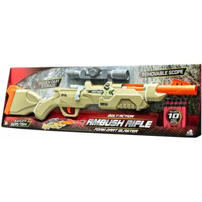 AAMEN Ambush Rifle, Bolt-Action Blaster with Scope, Hidden Dart Storage & 10 Darts AAMEN Ambush Rifle, Bolt-Action Blaster with Scope, Hidden Dart Storage & 10 Darts