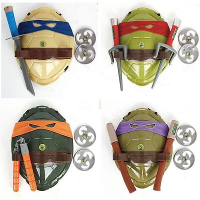Unbranded (A) Teenage Mutant Ninja Turtles Toy Weapons Turtle Shell Set Cosplay Props Unbranded (A) Teenage Mutant Ninja Turtles Toy Weapons Turtle Shell Set Cosplay Props