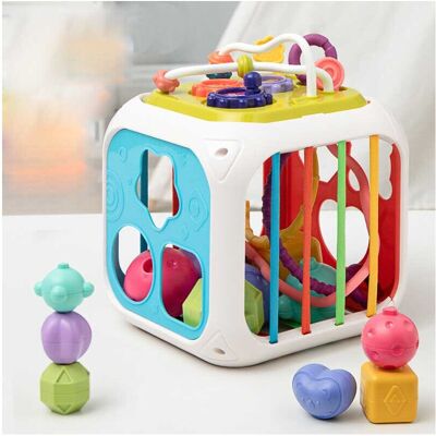 NIAGARA 7in1 Shape Sorting Box Musical Activity Cube Early Learning Toys for 18M+ Toddle NIAGARA 7in1 Shape Sorting Box Musical Activity Cube Early Learning Toys for 18M+ Toddle