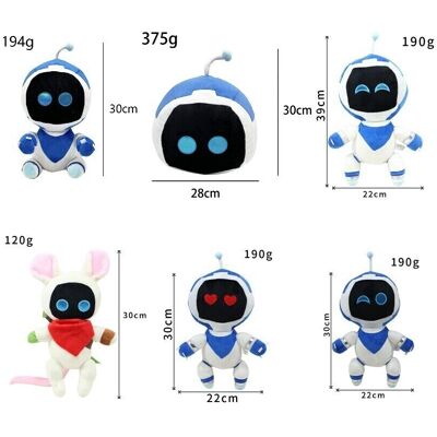 Maxpower (6pcs 14) Game Astro Bots Stuffed Doll Toy Astrobot Pillow Collection Model Stu Maxpower (6pcs 14) Game Astro Bots Stuffed Doll Toy Astrobot Pillow Collection Model Stu