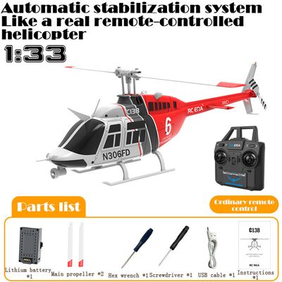 Maxpower (RC C138 RED 1B) RC ERA C138 1:36 Remote Control Simulation RC Bell 206 Helicopt Maxpower (RC C138 RED 1B) RC ERA C138 1:36 Remote Control Simulation RC Bell 206 Helicopt