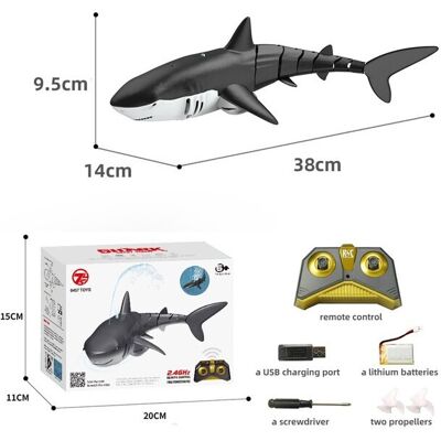 Maxpower (Spray water grey) 2.4G Simulation Remote Control Animals with Lights Submarine Maxpower (Spray water grey) 2.4G Simulation Remote Control Animals with Lights Submarine