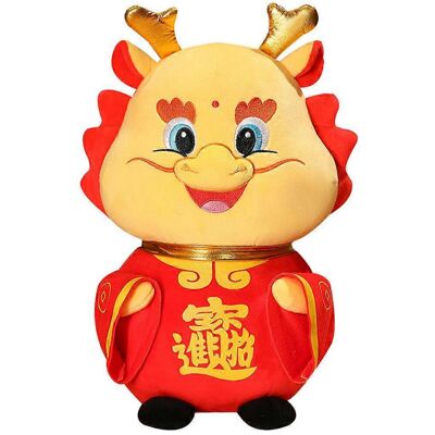 Kricely (As show, One size) Adorable Stuffed Dragon Chinese New Year Dragon Stuffed Doll Kricely (As show, One size) Adorable Stuffed Dragon Chinese New Year Dragon Stuffed Doll