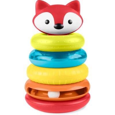 Skip Hop Baby Fox Stacking Toy - Fine Motor Skills & Learning Skip Hop Baby Fox Stacking Toy - Fine Motor Skills & Learning